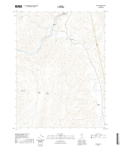 United States Geological Survey Palisade, NV (2021, 24000-Scale) digital map