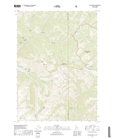 United States Geological Survey Palisades Peak, ID (2020, 24000-Scale) digital map