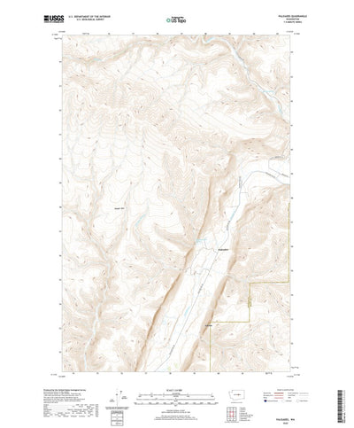United States Geological Survey Palisades, WA (2020, 24000-Scale) digital map