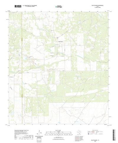 United States Geological Survey Palito Blanco, TX (2022, 24000-Scale) digital map