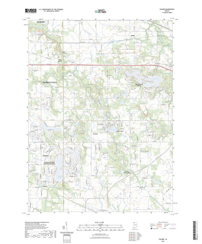 United States Geological Survey Palmer, IN (2022, 24000-Scale) digital map