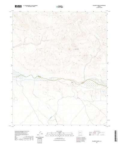 United States Geological Survey Palmerita Ranch, AZ (2021, 24000-Scale) digital map