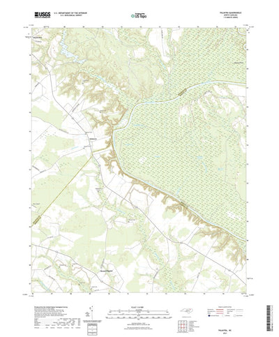 United States Geological Survey Palmyra, NC (2021, 24000-Scale) digital map