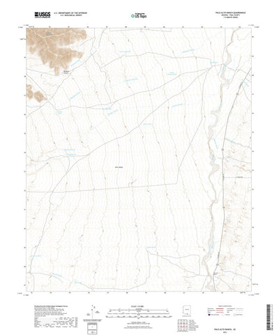 United States Geological Survey Palo Alto Ranch, AZ (2021, 24000-Scale) digital map