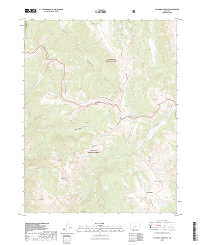 United States Geological Survey Palomino Mountain, CO (2022, 24000-Scale) digital map