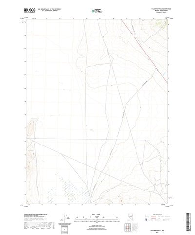 United States Geological Survey Palomino Well, NV (2021, 24000-Scale) digital map