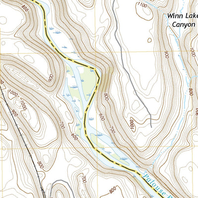 United States Geological Survey Palouse Falls, WA (2020, 24000-Scale) digital map