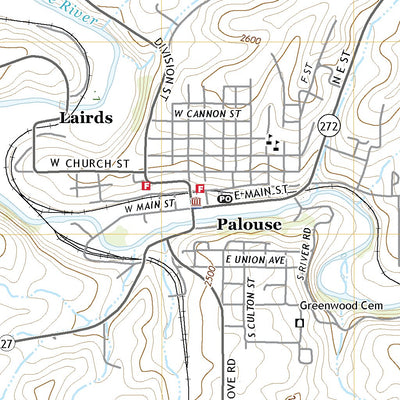 United States Geological Survey Palouse, WA (2020, 24000-Scale) digital map