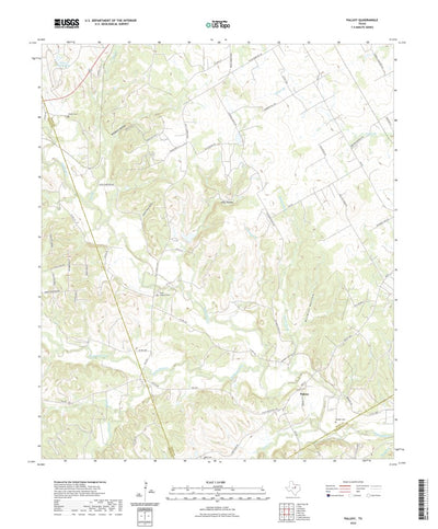 United States Geological Survey Paluxy, TX (2022, 24000-Scale) digital map