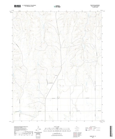 United States Geological Survey Pampa NW, TX (2022, 24000-Scale) digital map