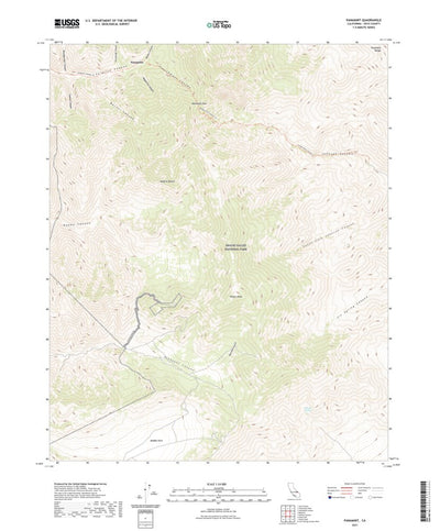 United States Geological Survey Panamint, CA (2021, 24000-Scale) digital map