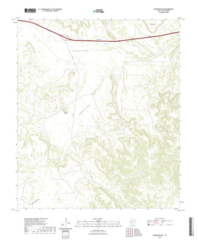United States Geological Survey Panther Bluff, TX (2022, 24000-Scale) digital map