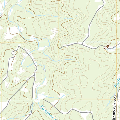 United States Geological Survey Panther Creek, TX (2022, 24000-Scale) digital map