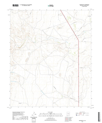 United States Geological Survey Panther Hill, NM (2020, 24000-Scale) digital map