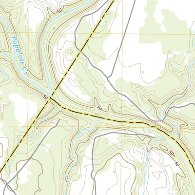 United States Geological Survey Papalote, TX (2022, 24000-Scale) digital map
