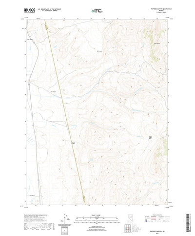 United States Geological Survey Papoose Canyon, NV (2021, 24000-Scale) digital map