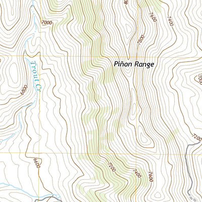United States Geological Survey Papoose Canyon, NV (2021, 24000-Scale) digital map