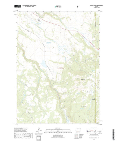 United States Geological Survey Paradise Mountain, OR (2020, 24000-Scale) digital map