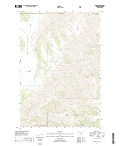 United States Geological Survey Paradise, OR (2020, 24000-Scale) digital map