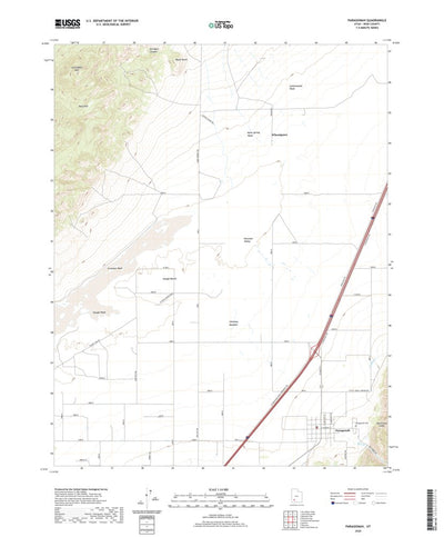 United States Geological Survey Paragonah, UT (2020, 24000-Scale) digital map