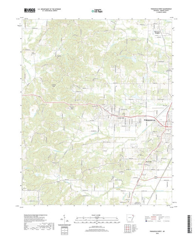 United States Geological Survey Paragould West, AR (2020, 24000-Scale) digital map