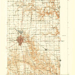 United States Geological Survey Paris, IL-IN (1949, 62500-Scale) digital map