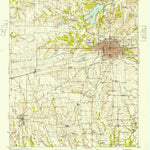 United States Geological Survey Paris, TX (1949, 62500-Scale) digital map