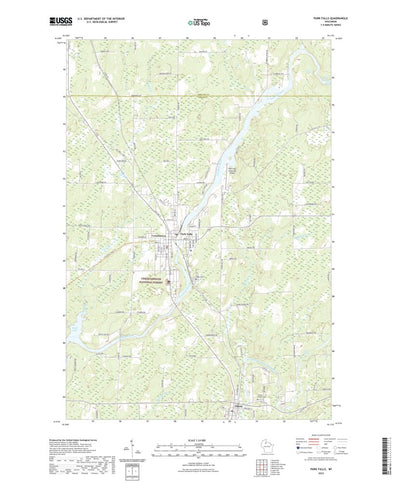 United States Geological Survey Park Falls, WI (2022, 24000-Scale) digital map