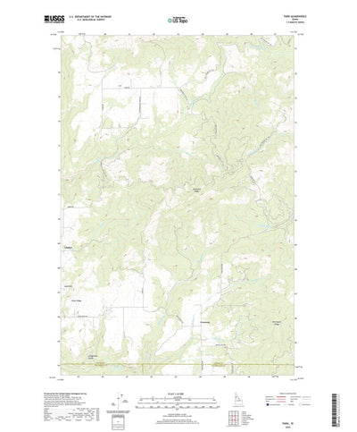 United States Geological Survey Park, ID (2020, 24000-Scale) digital map