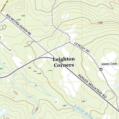 United States Geological Survey Parker Mountain, NH (2021, 24000-Scale) digital map