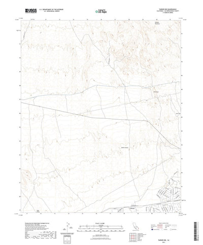 United States Geological Survey Parker NW, CA (2021, 24000-Scale) digital map