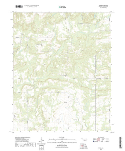 United States Geological Survey Parker, OK (2022, 24000-Scale) digital map