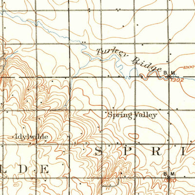 United States Geological Survey Parker, SD (1898, 125000-Scale) digital map