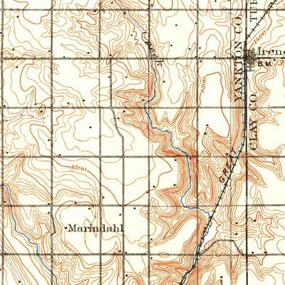 United States Geological Survey Parker, SD (1898, 125000-Scale) digital map
