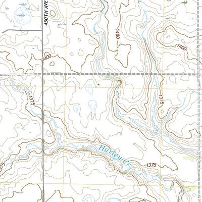 United States Geological Survey Parker SW, SD (2021, 24000-Scale) digital map