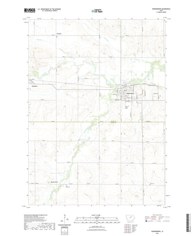 United States Geological Survey Parkersburg, IA (2022, 24000-Scale) digital map