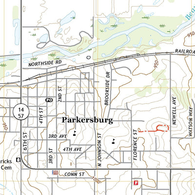 United States Geological Survey Parkersburg, IA (2022, 24000-Scale) digital map
