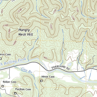 United States Geological Survey Parksville, KY (2022, 24000-Scale) digital map