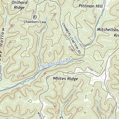 United States Geological Survey Parksville, KY (2022, 24000-Scale) digital map