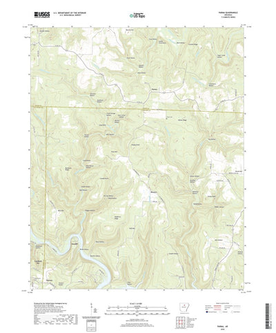 United States Geological Survey Parma, AR (2020, 24000-Scale) digital map