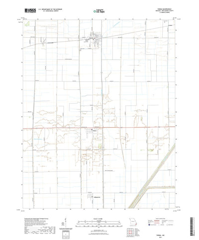 United States Geological Survey Parma, MO (2021, 24000-Scale) digital map