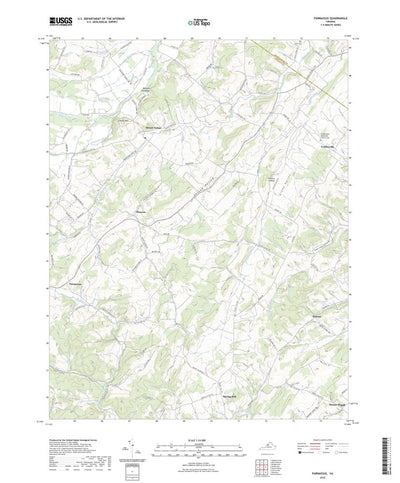 United States Geological Survey Parnassus, VA (2022, 24000-Scale) digital map