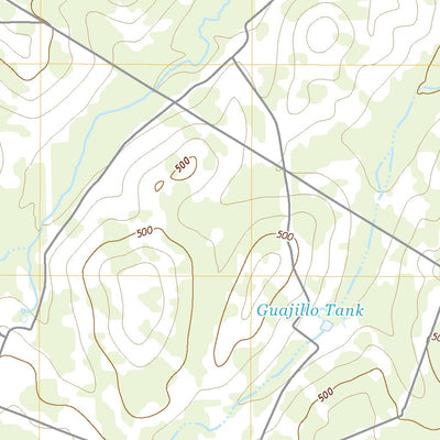 United States Geological Survey Parrilla Creek SE, TX (2022, 24000-Scale) digital map