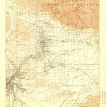 United States Geological Survey Pasadena, CA (1900, 62500-Scale) digital map