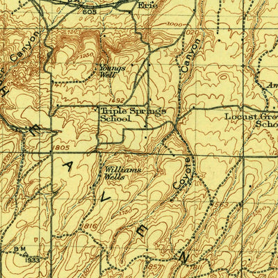 United States Geological Survey Pasco, WA (1917, 125000-Scale) digital map