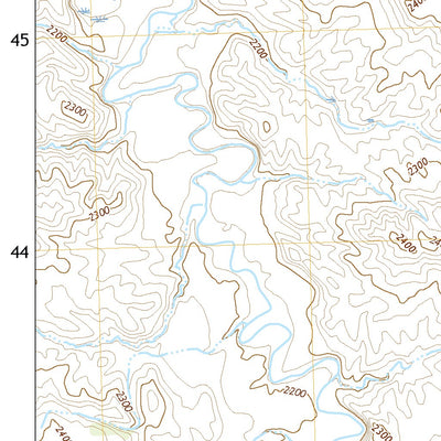 United States Geological Survey Pass Creek NE, SD (2021, 24000-Scale) digital map