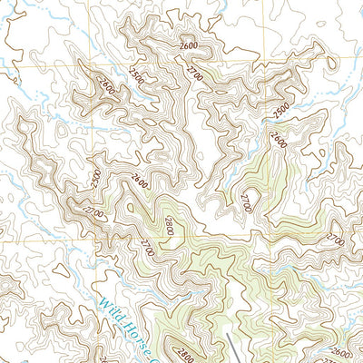 United States Geological Survey Pass Creek NW, SD (2021, 24000-Scale) digital map
