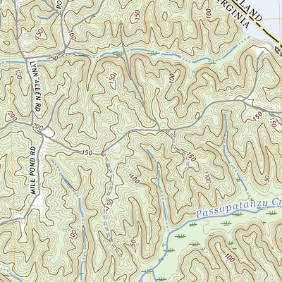 United States Geological Survey Passapatanzy, VA (2022, 24000-Scale) digital map