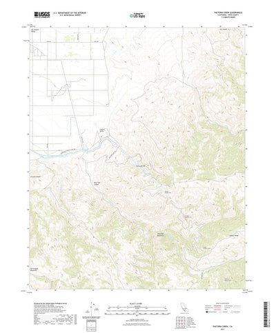 United States Geological Survey Pastoria Creek, CA (2021, 24000-Scale) digital map