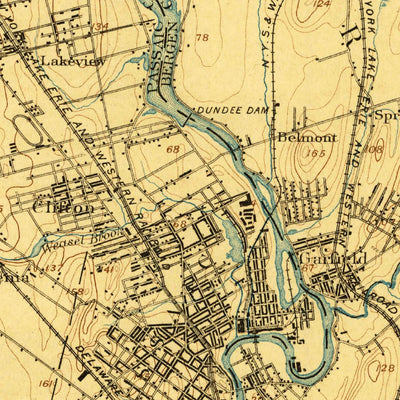 United States Geological Survey Paterson, NJ-NY (1898, 62500-Scale) digital map